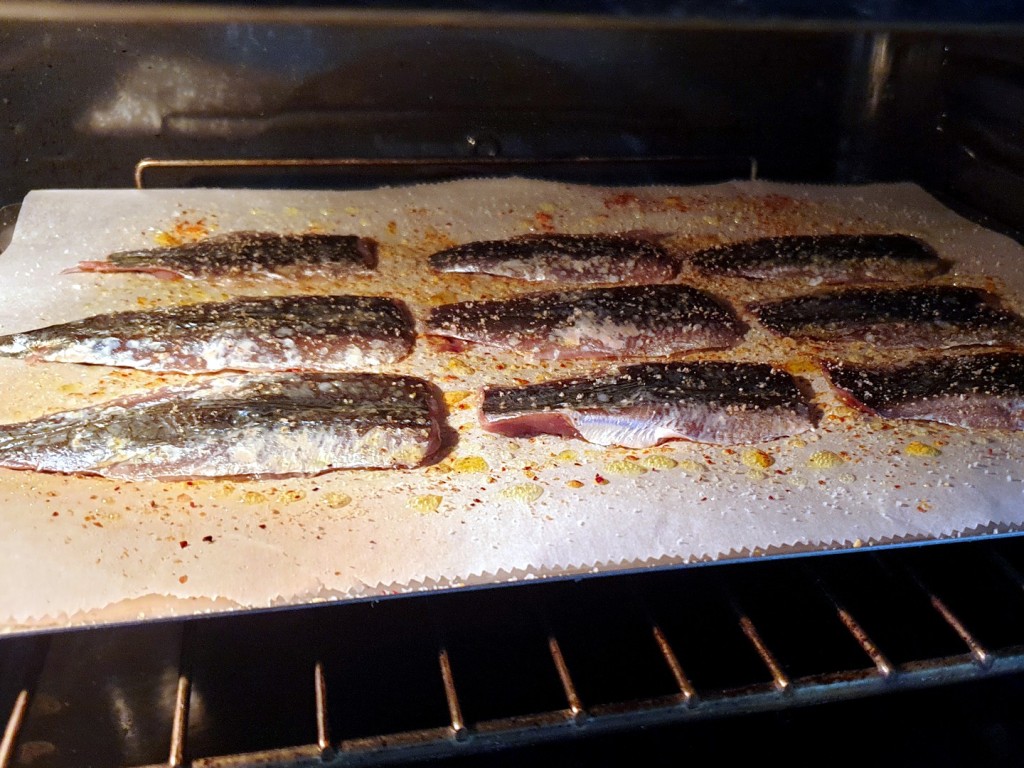 sardines grillées au four