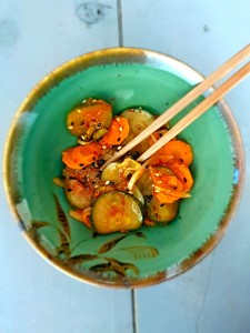 kimchi de concombre
